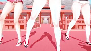 【MMD R-18 yo SEX DANCE】EXCITING DANCE GODDESS GIRLS ROUGH SEX WILD EXTREME PLEASUREセックス[MMD R-18]