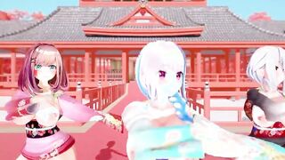 【MMD R-18 yo SEX DANCE】EXCITING DANCE GODDESS GIRLS ROUGH SEX WILD EXTREME PLEASUREセックス[MMD R-18]