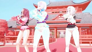 【MMD R-18 yo SEX DANCE】EXCITING DANCE GODDESS GIRLS ROUGH SEX WILD EXTREME PLEASUREセックス[MMD R-18]