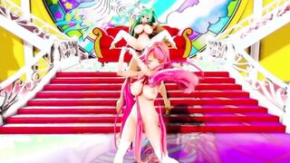 【MMD R-teenagers SEX DANCE】HOT DANCE WILD SEX BIMBOS WANTS TO FUCK激しいセックス[MMD R-18]