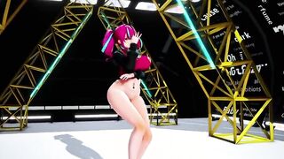 【MMD R-eighteen SEX DANCE】HOT CUNT WITH MOUTH SHOWS HER HUGE TWAT TO GOT FUCKED激しいセックス[MMD R-18]