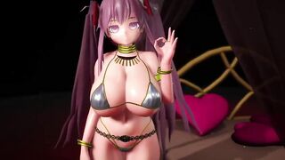 【MMD R-teenie SEX DANCE】PERVERSE YUMMY JUGS SWEET BEAUTY BUTT 甘いおっぱい [MMD]