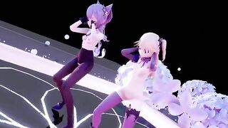 【MMD R-19 year old SEX DANCE】GOOD SOLID MEAT WITH HUGE BUTT 激しいセックス[MMD R-18]