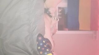 Nothing but knee highs and bfs hoodie playtime
