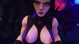 overwatch brigitte futa tamed by super sexy succubus futa lady - fem dom aeon!