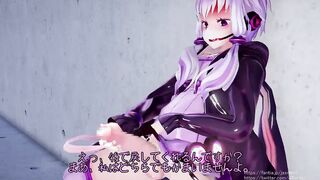【MMD R-19 year old SEX DANCE】INTENSE YUMMY MASTURBATION INTO BABE BUTT おいしいお尻 [MMD]