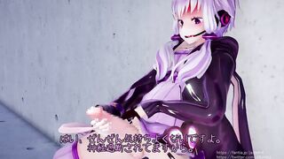 【MMD R-19 year old SEX DANCE】INTENSE YUMMY MASTURBATION INTO BABE BUTT おいしいお尻 [MMD]