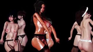 【MMD R-19 yo SEX DANCE】 INCREDIBLE PASSENGER READY TO BE FUCKED激しいセックス[MMD R-18]