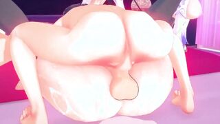【MMD R-eighteen SEX DANCE】HOT INSANE GROUP SEX PERVERSE BUTT ハードセックス [MMD]