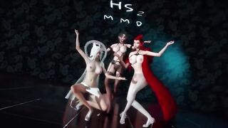 【MMD R-18 yo SEX DANCE】NAUGHTY WHITE BEAUTY BOOTY FUCKS AND ASKS FOR MOREホットガール[MMD R-18]