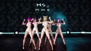 【MMD R-teens SEX DANCE】NAUGHTY BAE CHICK ASKS TO BE SCREAMING FUCKEDホットな女の子[MMD R-18]