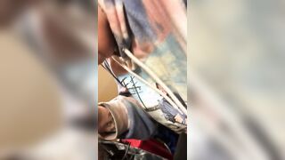 Blowing Crazy Sexy dick while on phone with baby daddy