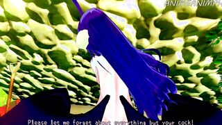 Overlord Animated: Albedo Long Booty Gets Nailed into Doggy Style