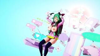 【MMD R-teenagers SEX DANCE】INTENSE SEX BASS COCKTAIL STRIPPER NAUGHTY激しいセックス[MMD R-18]