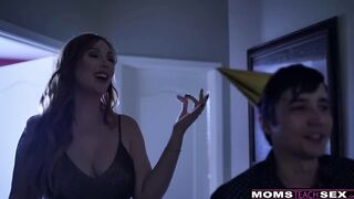 MomsTeachSex - Step Milf "Your nuts are gonna be dropping out of those PJ leggings" S16:E10