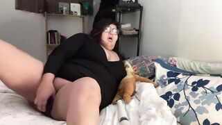 Orgasming and tasting myself after touching myself