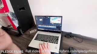I get interrupted while editing videos, looking over my shoulder made him rough, so I took care of it