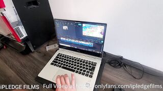 I get interrupted while editing videos, looking over my shoulder made him rough, so I took care of it