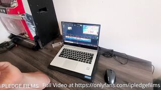 I get interrupted while editing videos, looking over my shoulder made him rough, so I took care of it