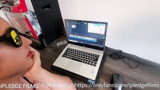 I get interrupted while editing videos, looking over my shoulder made him rough, so I took care of it
