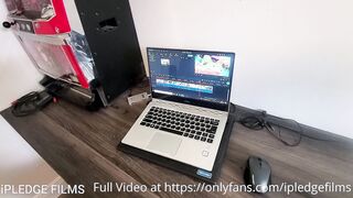 I get interrupted while editing videos, looking over my shoulder made him rough, so I took care of it
