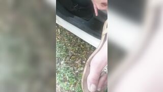 Paying a hitchiker 5$ to clean my penis
