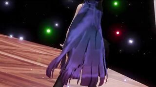【MMD R-teen SEX DANCE】HER LONG GODDESS DICK COMES OUT INSANE SEX激しいセックス[MMD R-18]