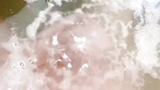 ASMR The sound of bathing bombs입욕 폭탄의 쑥쑥 소리