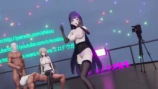 【MMD R-teenie SEX DANCE】HOT WHITE PERVERSE NAUGHTY激しいセックス[MMD R-18]