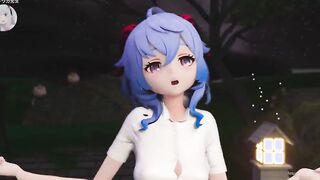 【MMD R-18 year old SEX DANCE】NAUGHTY WALKING LIKING HIS HUGE COCK激しいセックス[MMD R-18]