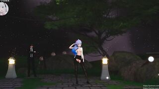 【MMD R-18 year old SEX DANCE】NAUGHTY WALKING LIKING HIS HUGE COCK激しいセックス[MMD R-18]