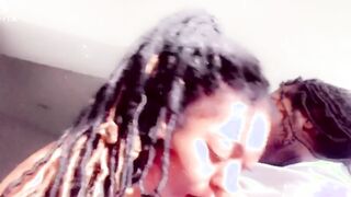 Baby cunt with mouth goddess as banged! and she a freak for all this huge african dick all that booty tho
