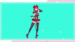 【MMD R-18 yo SEX DANCE】SWEET YUMMY TEMPTATION SWEET BUTT DANCE おいしいお尻 [MMD]