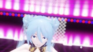 【MMD R-teen SEX DANCE】HOT DANCE WOMEN ATTRACTS HUGE PENIS AND GETS EXTREME LAME激しいセックス[MMD R-18]