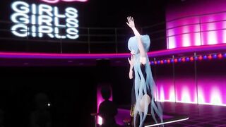 【MMD R-teen SEX DANCE】HOT DANCE WOMEN ATTRACTS HUGE PENIS AND GETS EXTREME LAME激しいセックス[MMD R-18]