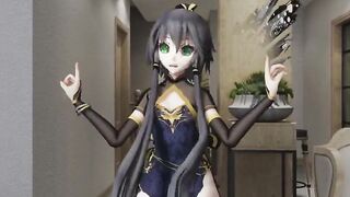 【MMD R-eighteen SEX DANCE】FUCKED WOMEN RECEIVES HUGE HOT COCK激しいセックス[MMD R-18]