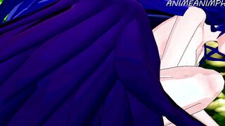 Overlord Cartoon: Albedo Riding Your Penis With Long Bouncing Titties Until Cummed