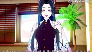 Kanae Kocho Offer You A Sloppy Head - Demon Slayer Animated