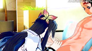 Kanae Kocho Offer You A Sloppy Head - Demon Slayer Animated