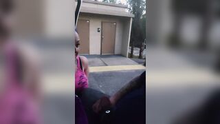Bimbo Step sister's catches me stroking my penis