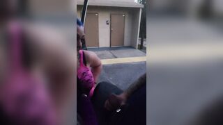 Bimbo Step sister's catches me stroking my penis