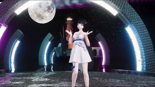 【MMD R-teenagers SEX DANCE】GLOTONA LIKES TO CARVE HER BUTT TO BE OPENED激しいセックス[MMD R-18]