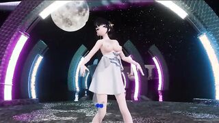 【MMD R-teenagers SEX DANCE】GLOTONA LIKES TO CARVE HER BUTT TO BE OPENED激しいセックス[MMD R-18]
