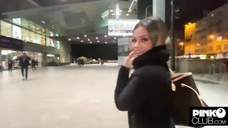 Martina Smeraldi gets banged into the dressing room by Freddy