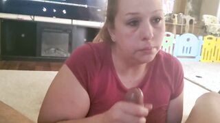 Ex-Wife gagging while sharing past sex story