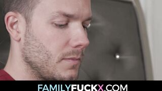 Mom Jamie Michelle Consoles Her Stepson After His Buddy Screwed