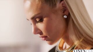 VIXEN Bombshell blonde hottie Kenzie Anne seduces married man