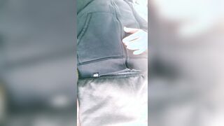 He knows I love his grey sweatpants. I riding him so big and rough it makes him need recovery naps