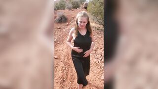 Slip walk and masturbation