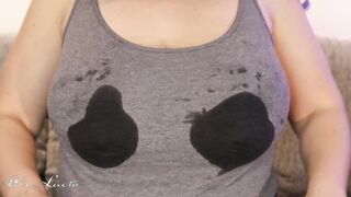 Huge hooters and soak shirt